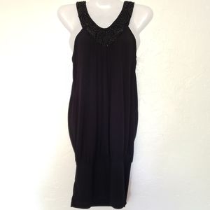 Violet, Sleeveless dress, Beaded neckline,  Size M